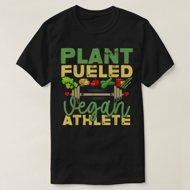 Camiseta Presente de Workout Alimentado pela Usina de Atlet (Frente do Design)