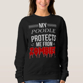 Camiseta Presente De Zombie Poodle Para Proprietário De Poo