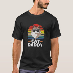 Camiseta Presente Dia dos Pais Gato Ragdoll Papai Dono de G