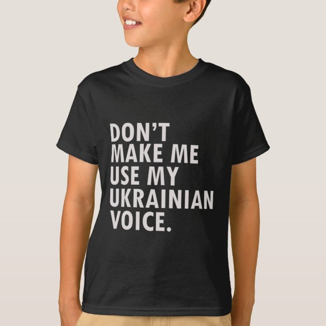 Camiseta Presente Ditado Engraçado Ucrânia Ucrania (Frente)