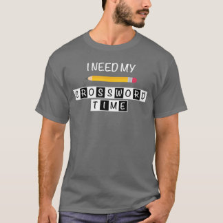 Camiseta Presente divertido Crosswordime para amantes de pa