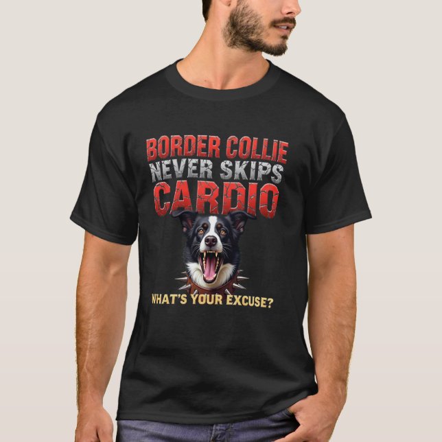 Camiseta Presente Divertido de Academia para Donos de Cães  (Frente)