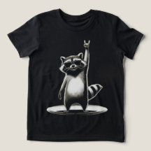 Presente Divertido de Animal | Raccoon Rock Star L