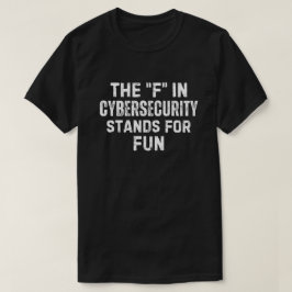 Camiseta Presente Divertido de Cibersegurança para Homens T