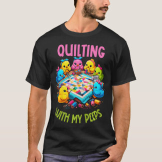 Camiseta Presente Divertido de Colcha de Retalhos Feminino 