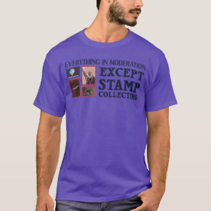 Camiseta Presente Divertido de Coleção de Selos Colecionado