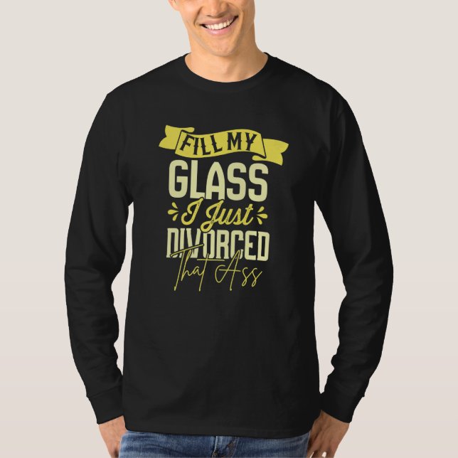 Camiseta Presente divertido de divórcio sarcástico divórcio (Frente)