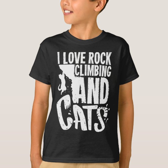 Camiseta Presente Divertido de Escalada em Rocha para Amant (Frente)