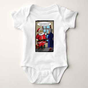 Camiseta Presente Divertido do Papai Noel & Wiki Leaks Cami