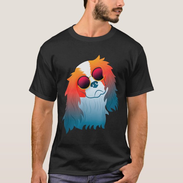 Camiseta Presente Divertido Mãe de Cachorro Cavalier King C (Frente)