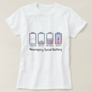 Camiseta Presente Divertido Neuroapimentado Bateria Social 