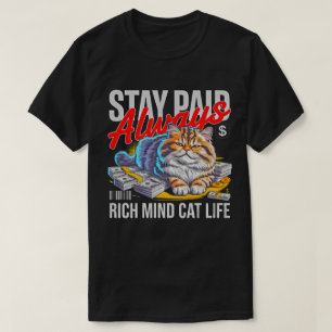 Camiseta Presente Divertido para Amante de Gatos