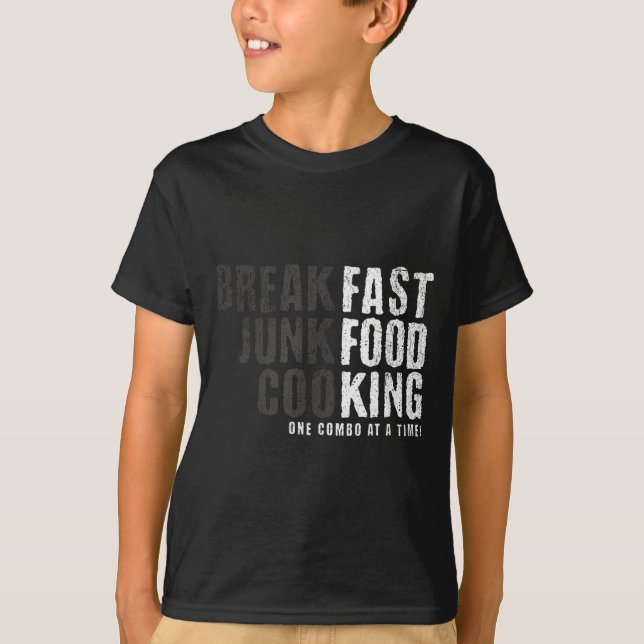 Camiseta Presente Divertido para Amantes de Comida Rápida p (Frente)