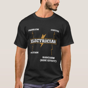 Camiseta Presente Divertido Para Eleicianos Eletricianos - 