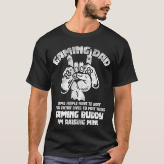 Camiseta Presente Divertido para Jogador Pai Gamer Amigo de