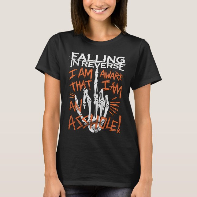 Camiseta Presente Divertido Para O Final Tudo Maiúsculo Com (Frente)
