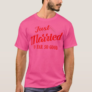 Camiseta Presente Divertido Recém-Casados Homens Mulheres N