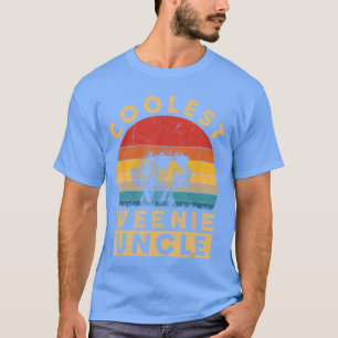 Camiseta Presente Divertido Tio Mais Legal Vintage Dachshun