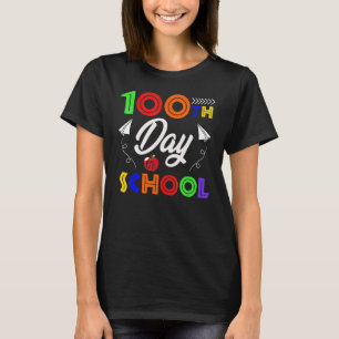 Camiseta Presente do 100º dia de aula da professora fofa Fe