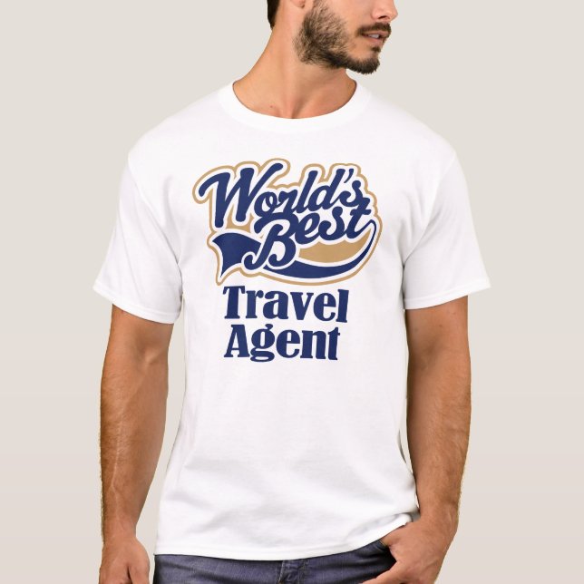 Camiseta Presente do agente de viagens (Frente)