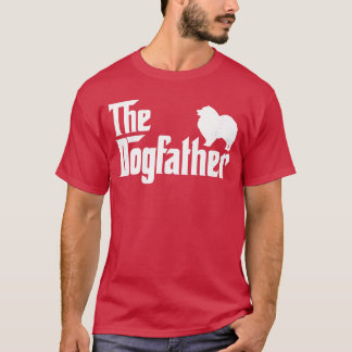 Camiseta Presente do amante do Keeshonden DogFather menino