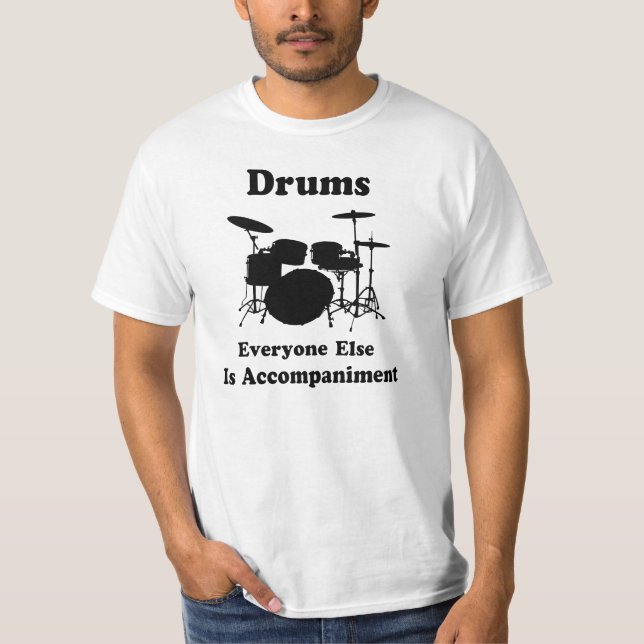 Camiseta Presente do baterista (Frente)