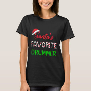 Camiseta Presente do baterista favorito do Papai Noel Diver