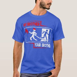 Camiseta Presente do bombeiro Irmão Orgulhoso Bombeiro Salv