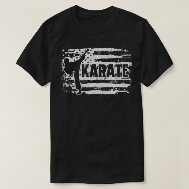 Camiseta Presente do Carate Martial Arts Fighter (Frente do Design)