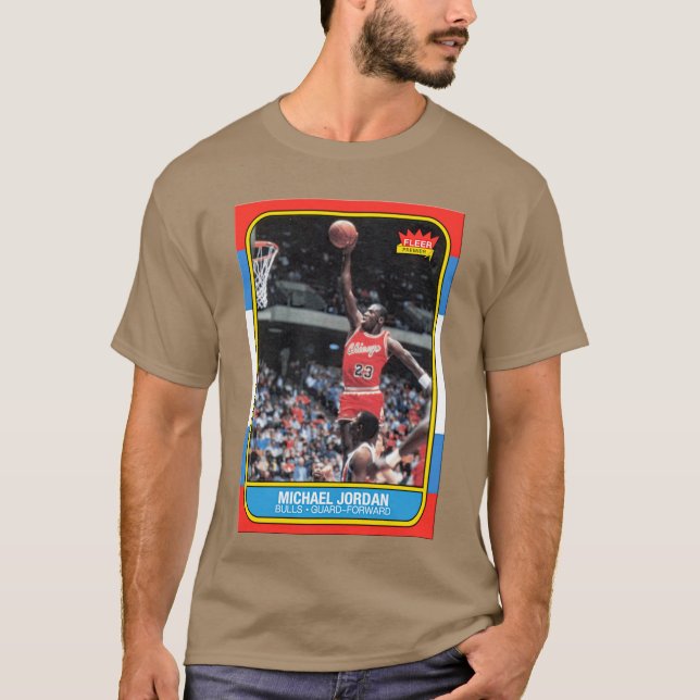 Camiseta Presente do cartão de Michael Fleer 86 (Frente)