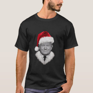 Camiseta Presente do chapéu engraçado de Natal de Donald Tr