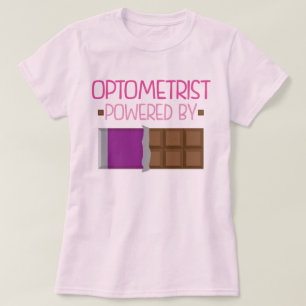 Camiseta Presente do chocolate do optometrista para ela