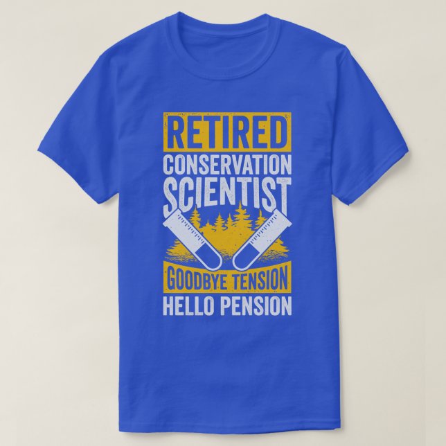 Camiseta Presente do Cientista Ambiental de Conservação apo (Frente do Design)