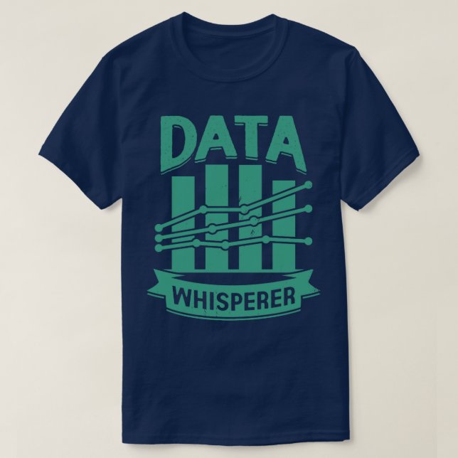 Camiseta Presente do Cientista de Suspeita de Dados (Frente do Design)