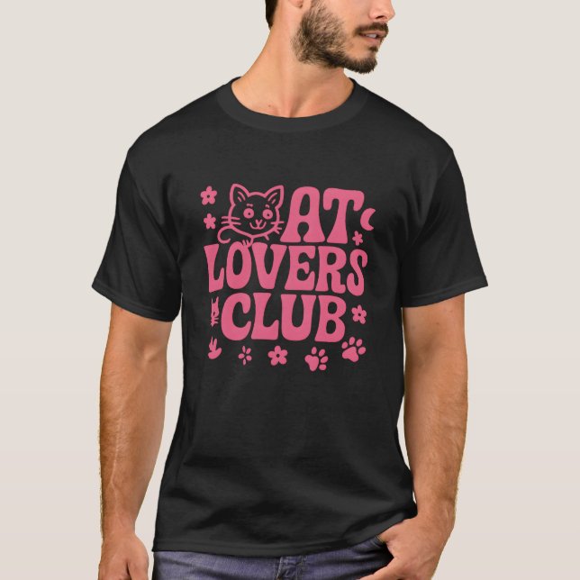 Camiseta presente do clube de amantes de gatos (Frente)