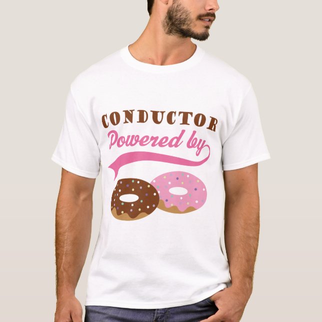 Camiseta Presente do condutor (rosquinhas) (Frente)