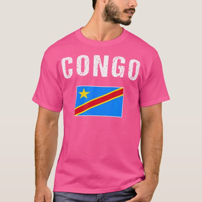 Camiseta Presente Do Congo, República Democrática Do Congo  (Frente)