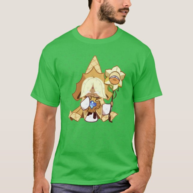 Camiseta Presente do Cookie Run Kingdom do Biscoito de Baun (Frente)