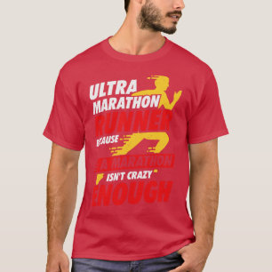 Camiseta Presente do corredor da maratona de corrida da Ult