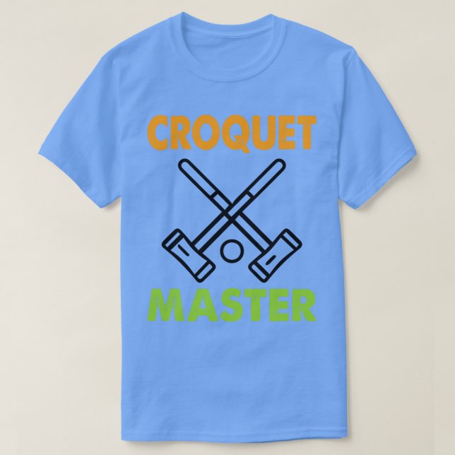 Camiseta Presente do Croquet Master Croquet (Frente do Design)