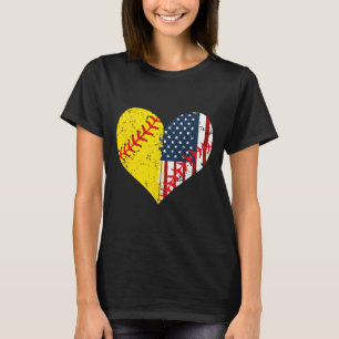 Camiseta Presente do Dia 4 de Julho Bandeira Americana Cora