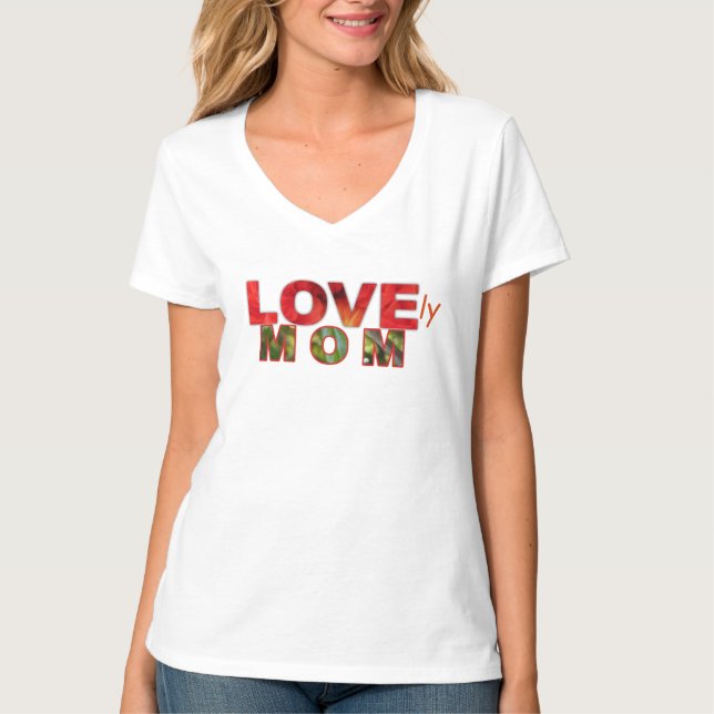 Camiseta Presente do Dia das Mães AMAVEL MÃE (Frente)