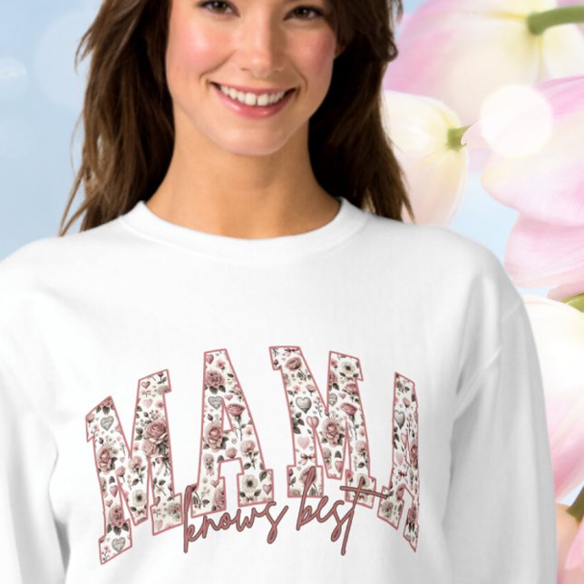 Camiseta Presente do Dia das Mães ao Estilo Varsity 'Mama S (Criador carregado)