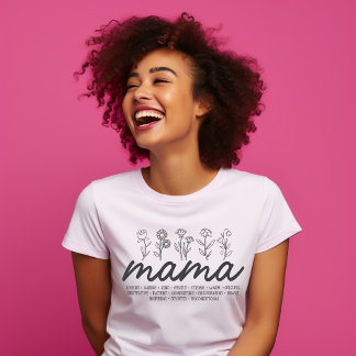 Camiseta Presente do Dia das Mães com Versículo Bíblico da 