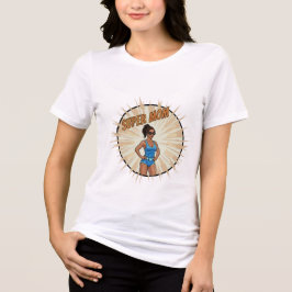 Camiseta Presente do Dia das Mães em estilo de história em