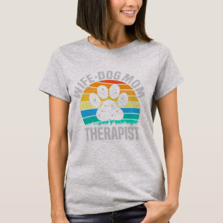 Camiseta presente do dia das mães para mães de cachorro