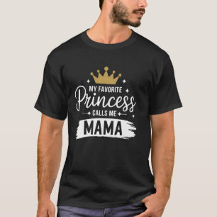 Camiseta Presente do Dia das Mães Princesa Mamãe da Filha F