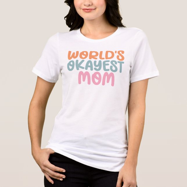 Camiseta Presente do Dia das Mães Sarcástico - Mãe Medianam (Frente)