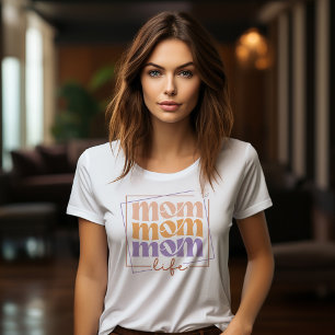 Camiseta Presente do Dia das Mães Vida de Mãe