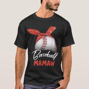 Camiseta Presente do Dia de as mães de Mamaw do jogador de